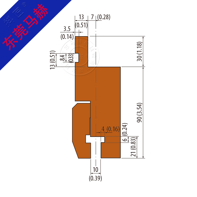 折彎機模具MH080810